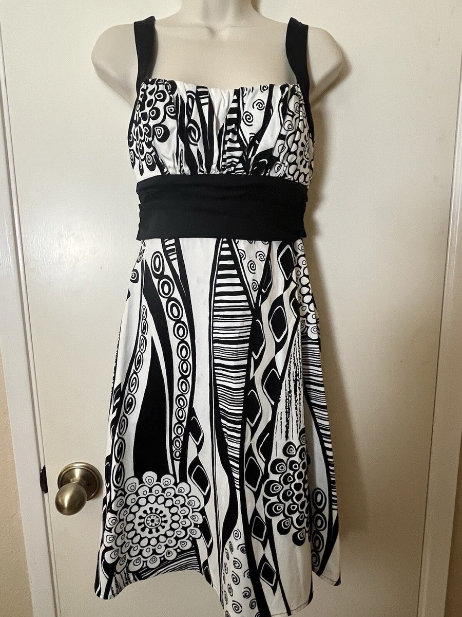cotton bra dress Jockey Cotton Stretch Tank Dress With Built-In Bra in Balanced Stripe, Size XL