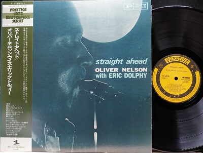 OLIVER NELSON / ERIC DOLPHY ''STRAIGHT AHEAD'' PRESTIGE Japan LP Vinyl OBI MONO