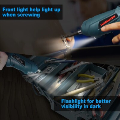 Electric screwdriver Rechargable Cordless Screwdriver straight and