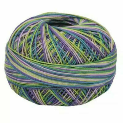 Lizbeth Egyptian Cotton Crochet Thread Size 10 Color 115 Springtime