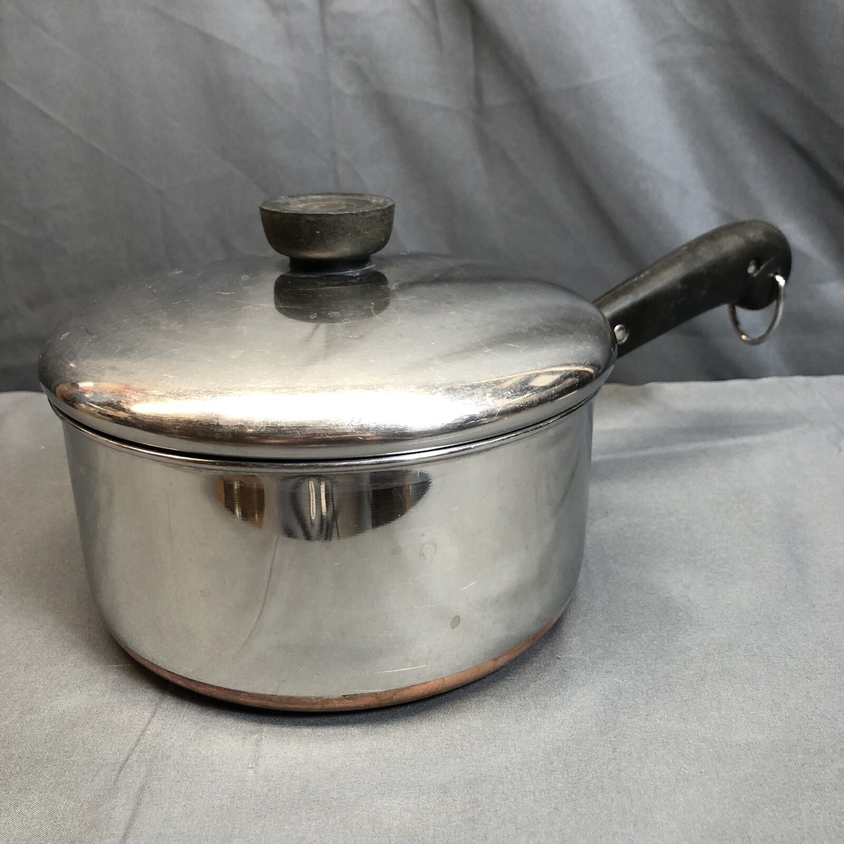 REVERE WEAR 銅底 フライパン 鍋 8点セット USA 炊事 家庭用 VTG 8 PC SET COPPER CLAD STAINLESS STEEL REVERE WARE 4.5 QT