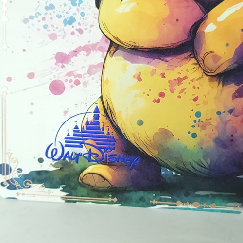 Winnie The Pooh Disney 100th Limited Edition Art Card Print Big One 069/255 - Picture 5 of 6