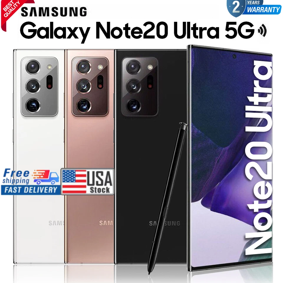 NEW SAMSUNG GALAXY NOTE 20 ULTRA 5G 512GB/128GB+12GB FULLY UNLOCKED ALL CARRRIER