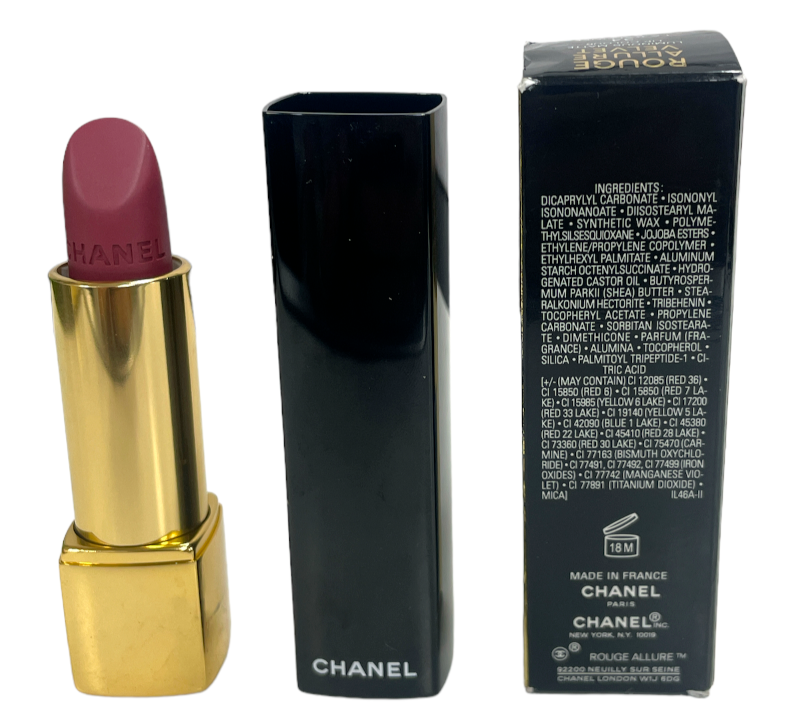 CHANEL Lipstick Rouge Allure Velvet 56 Rouge Charnel RARE for sale