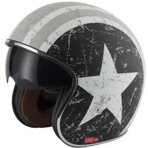 Vcan V537 Rebel Star Open-Face Motorcycle Helmet