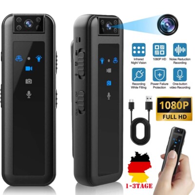 1080P Body Camera Voice Video Record Mini Polizei körperkamera For  Vlog