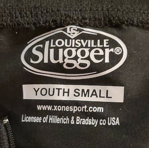 Louisville Slugger Black Practice Windbreaker Warm-up Pullover 1/4 Zip Youth S - Picture 2 of 7