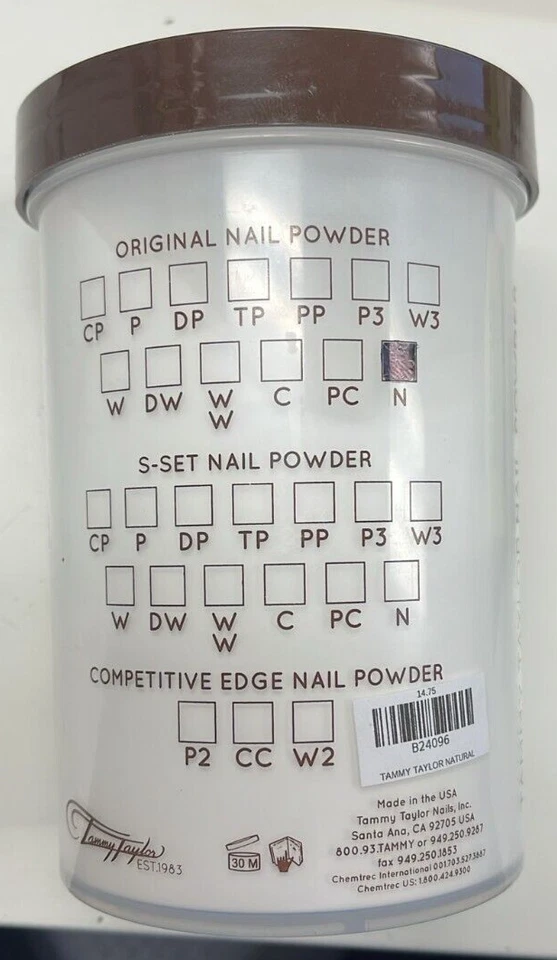 Polvo acrílico Tammy Taylor NATURAL 14,75 oz Foto 2 de 2