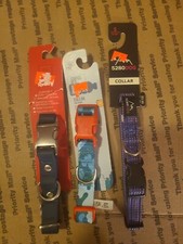 Lot Of 3 Small Dog Collars Size Small Different Brands 3 Small Collars 3 New