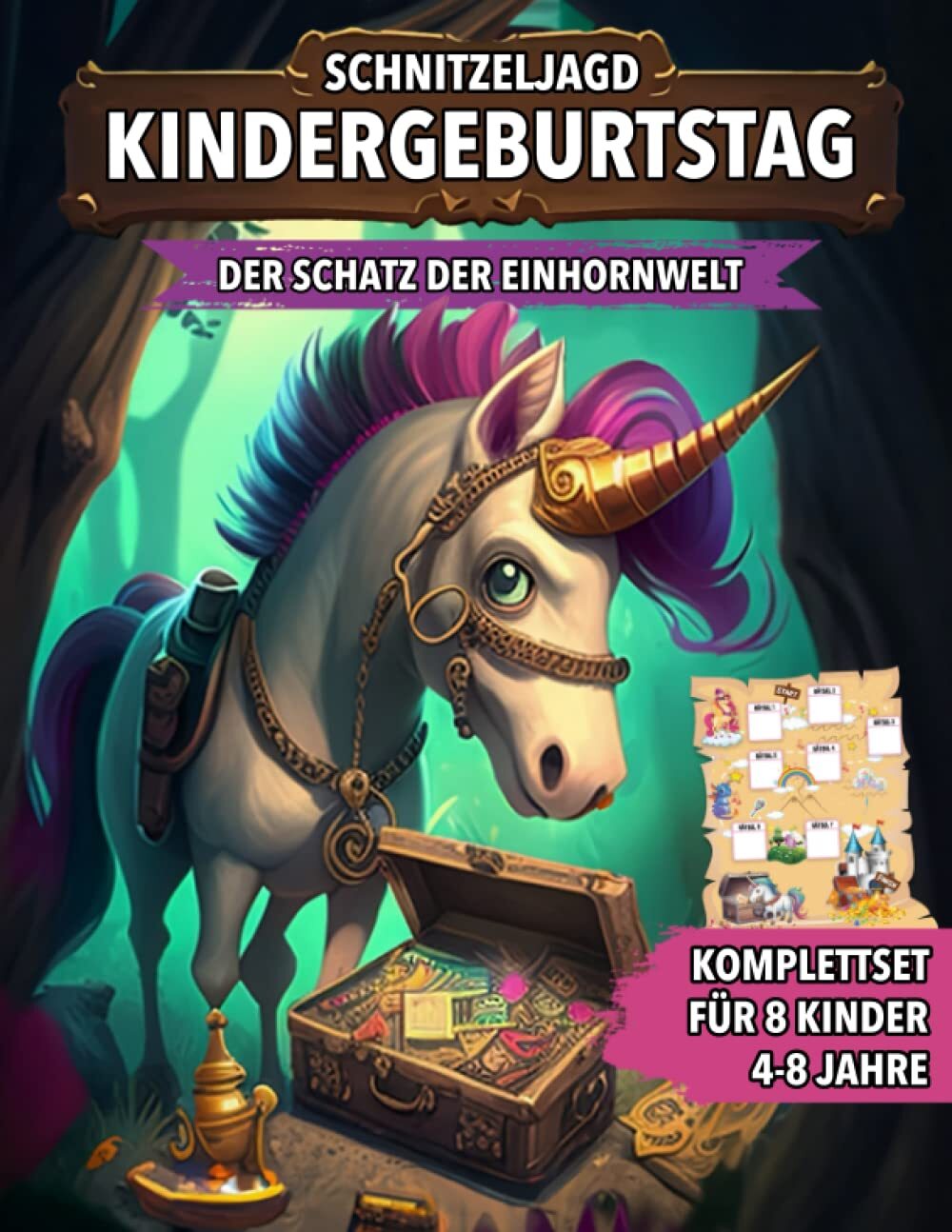 9788396786845 Schnitzeljagd Kindergeburtstag - Der Schatz der Ei... vieles mehr!