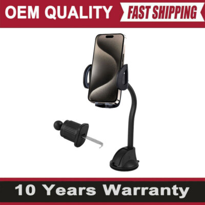 Universal 360° Adjustable Angle Car Mount Cup Stand Cradle Holder For Cell Phone