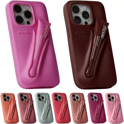 Rhode Fall Lip Case for iPhone 13/14/15pro/promax with Rhode Lip Tint Jelly Lip 