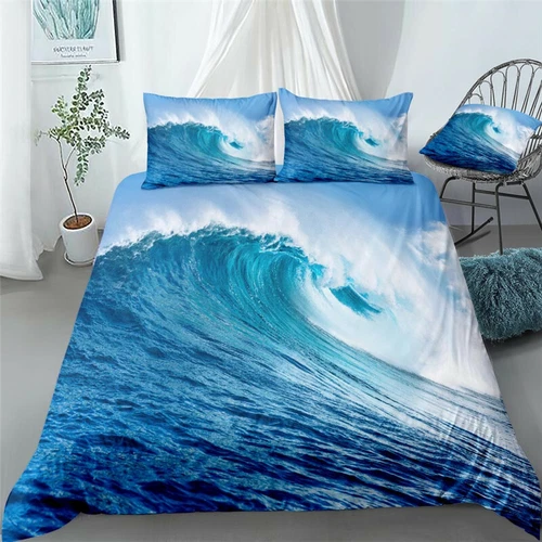 Beach Sea Shell Quilt/Duvet/Doona Cover Set Single Double Queen King Size Bed - Picture 4 of 29