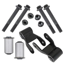 2PCS Rear Leaf Spring Shackle Kit 722-020 Left Right for Dodge Dakota Van Raider