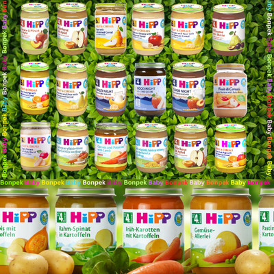 HiPP Organic Baby Food Jars - HiPP Jarred Baby Food  For 4 Months Old and Above