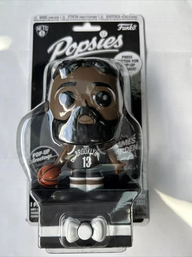 Funko POPSIES Greeting Collectible JAMES HARDEN BROOKLYN NETS NBA Figurine NEW