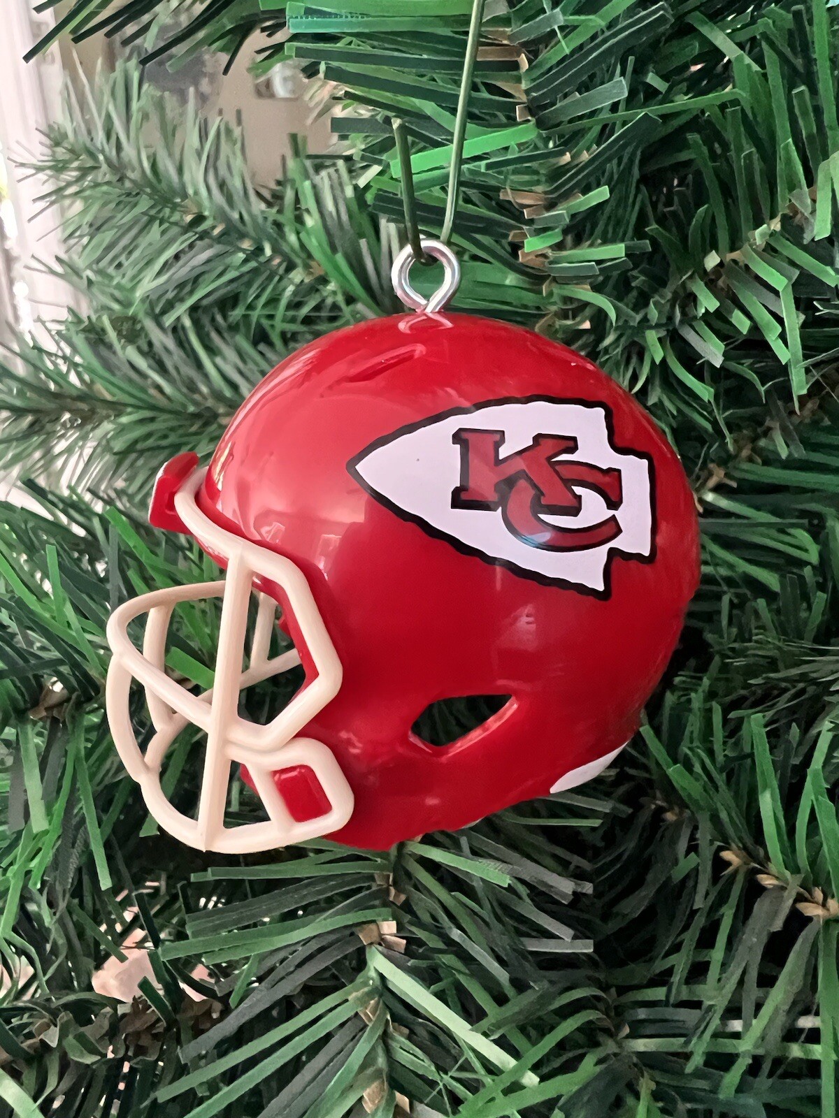Kansas City Chiefs Football Helmet Christmas Ornament Purchase supports