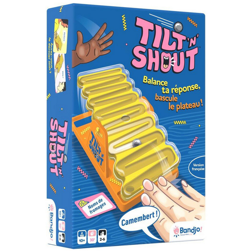 Jeux de société Tilt'n' Shout - La solution contre l'ennui des enfants les jours de pluie