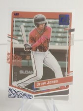 2023 Panini Chronicles - Clearly Donruss Druw Jones #24 Blue /50 (RC)