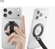 Magnetic Phone Grip Stand Silicone Ring Holder Adjustable Kickstand for All P...