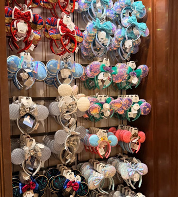 2025 Disney Parks Loungefly Mickey Ears Rapunzel Cinderella Belle Anna Headband