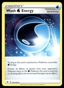Wash Water Energy 165/185 Uncommon Vivid Voltage Pokemon TCG