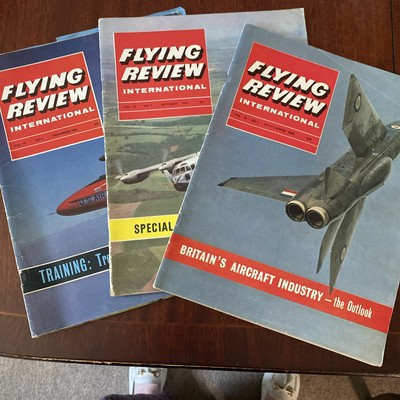 Flying Review International Magazine 3 issues Sept, Oct, Nov 1963