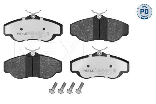 Meyle Bremsbelagsatz, Scheibenbremse MEYLE-PD: Advanced Perform 025 234 5219/PD-image