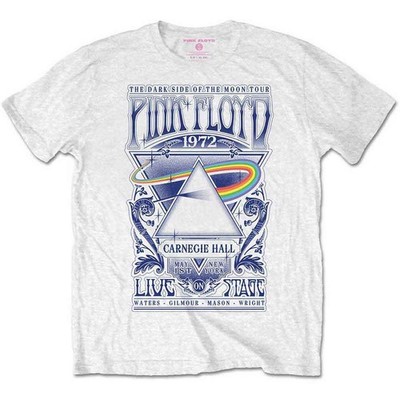 Pink Floyd: Carnegie Hall Poster T-Shirt (Officially Licensed) X-Large