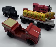 Thomas The Tank Engine Thomas  Friends Wood Plastic Car Toy Wooden Lot Brio VTG