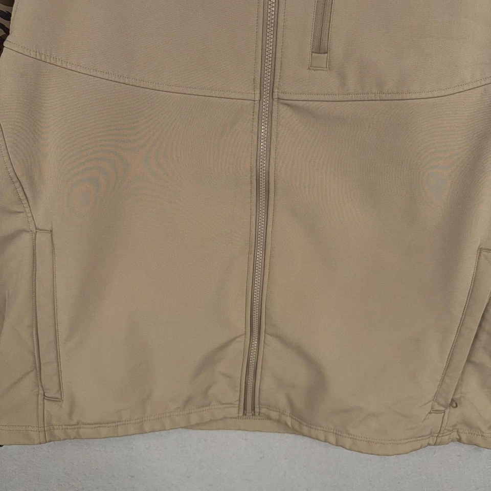 Chaqueta Mossy Oak Para Hombres 2XL Beige Mangas Camufladas Cremallera Completa Forrada de Vellón Caza Foto 3 de 4