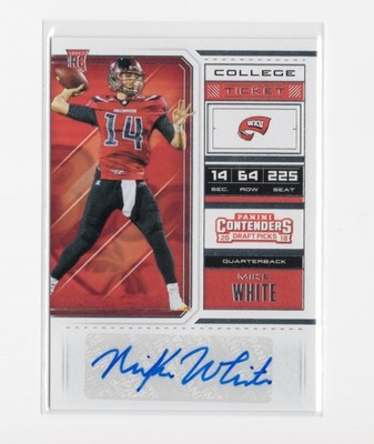 2018 Panini Contenders College Ticket Mike White #280 Rookie Card RC Auto