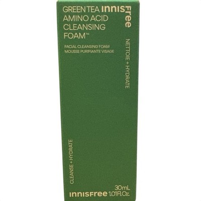 Innisfree Green Tea Amino Acid Cleansing Foam 1.01 FL OZ NEW IN BOX