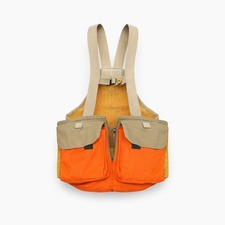 Orvis Sporting Traditions Hunting Vest Orange Mesh M/L USA Made Game Pockets