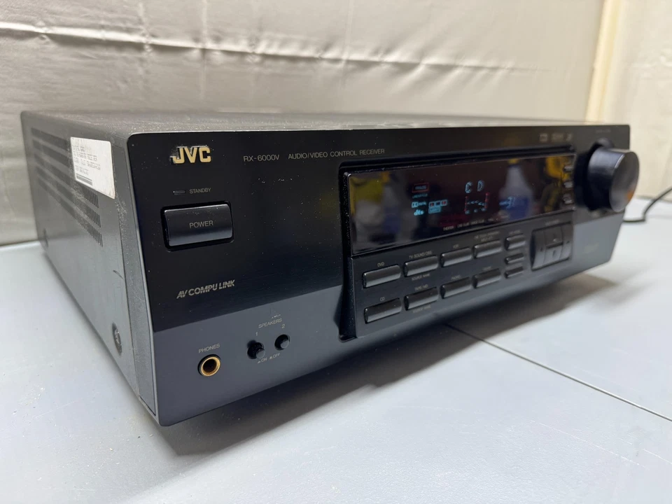 JVC RX-6000VBK Receiver HiFi Stereo 7.1 Channel Home Theater Vintage Phono - Image 2 of 4