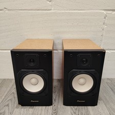 Pioneer Bookshelf Speakers Pair - Black *See Desc... (7488)