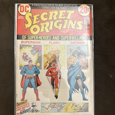  DC Comics Secret Origins #1 - Superman, Flash, Batman (1973) - Very Good