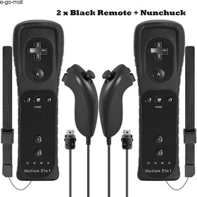 Built-in Motion Plus Wii Remote & Nunchuck Controller for Wii andWii U Console