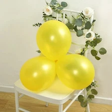 50 YELLOW 12" Biodegradable Latex Balloons Party Wedding Event Decorations Sale
