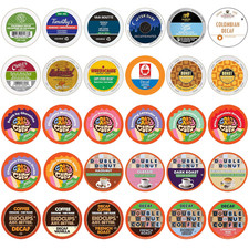 Decaf Coffee Pods Variety Pack Sampler, Assorted Unflavored  Flavored Coffee Po