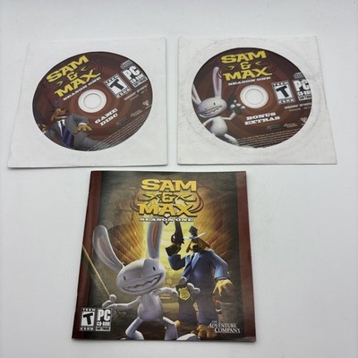 Sam & Max: Season One (1) (PC, CD-ROM, 2007) - Discs + Manual Only 2 Disc Set