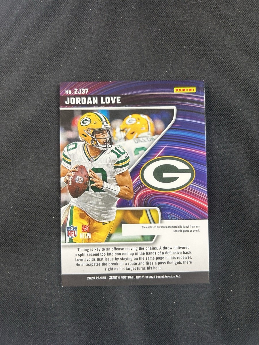 2024 Panini Zenith Z Jersey #ZJ37 Jordan Love | eBay
