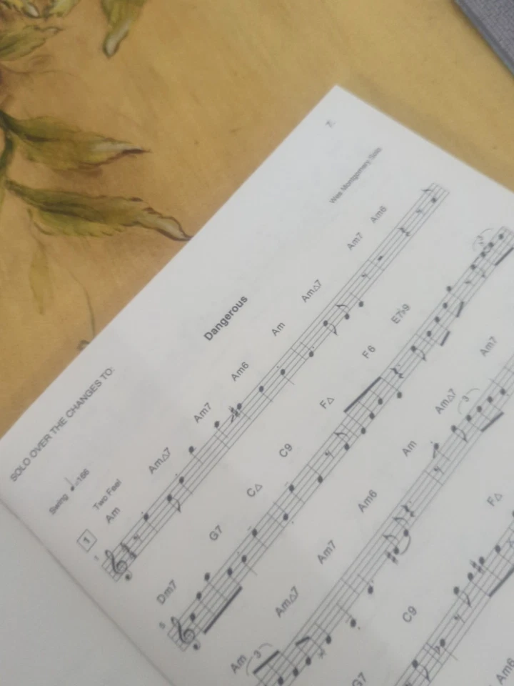 Guitarra Blues Wes Montgomery The Boss Libro Raro, Transcrito por Jim Bastian Foto 4 de 4