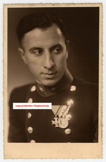 Foto Offizier Bundesheer Militärdienstzeichen Medaille photo officer home guard