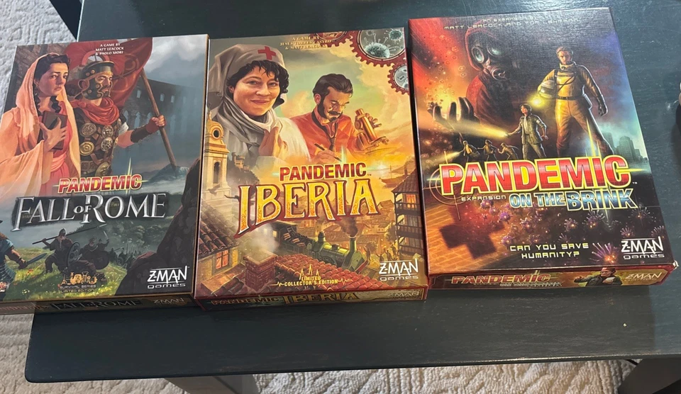 Pandemic Board Game A Lot Of Three: Base On The Brink Fall Of Rome And Iberia. - Image 2 of 4