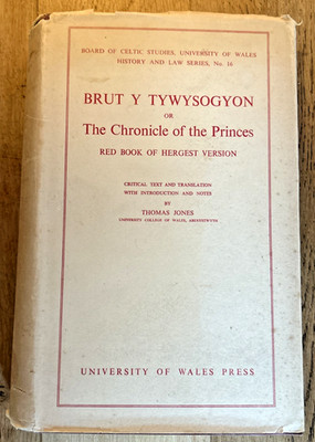 1st BRUT Y TYWYSOGYON Chronicle of the Princes Red Book of Hergest Version Wales