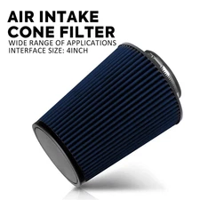 Universal Inches PerFitmance High 4 Flow Inlet Cold Air Intake Cone Dry Filter