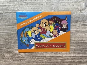 Kung Fu Heroes Nintendo NES - Authentic w/Manual! Tested + NM-Mint Condition!