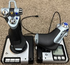 Logitech X52 Hotas Flight Control System Stic...