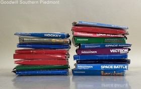 Lot of 18 Assorted Intellivision Games with Boxes - Tested